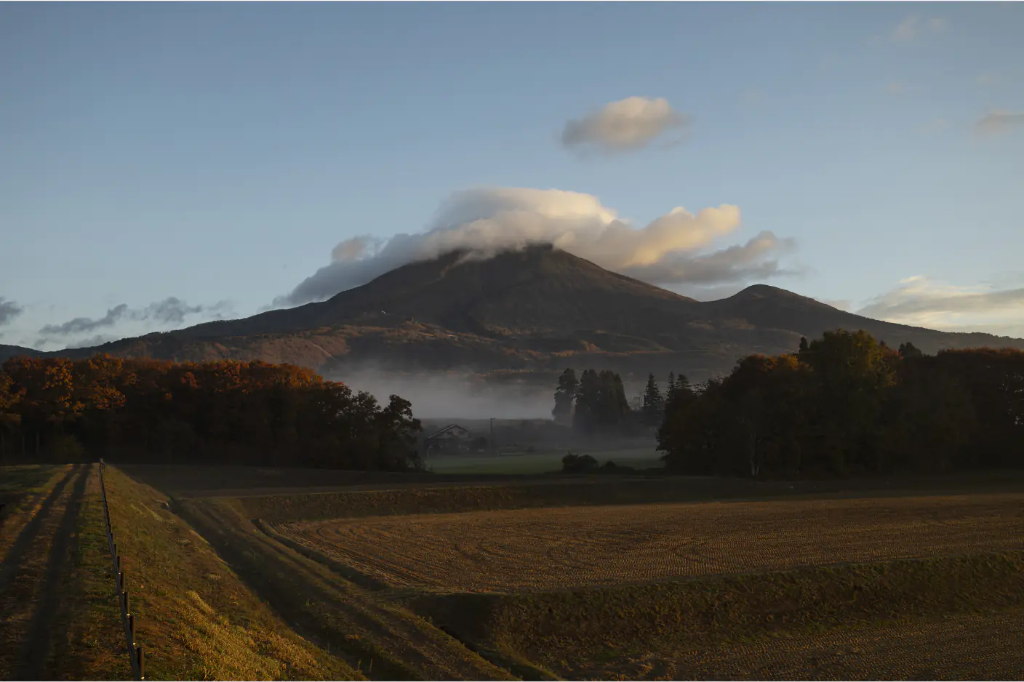 Aizu mountain landscape